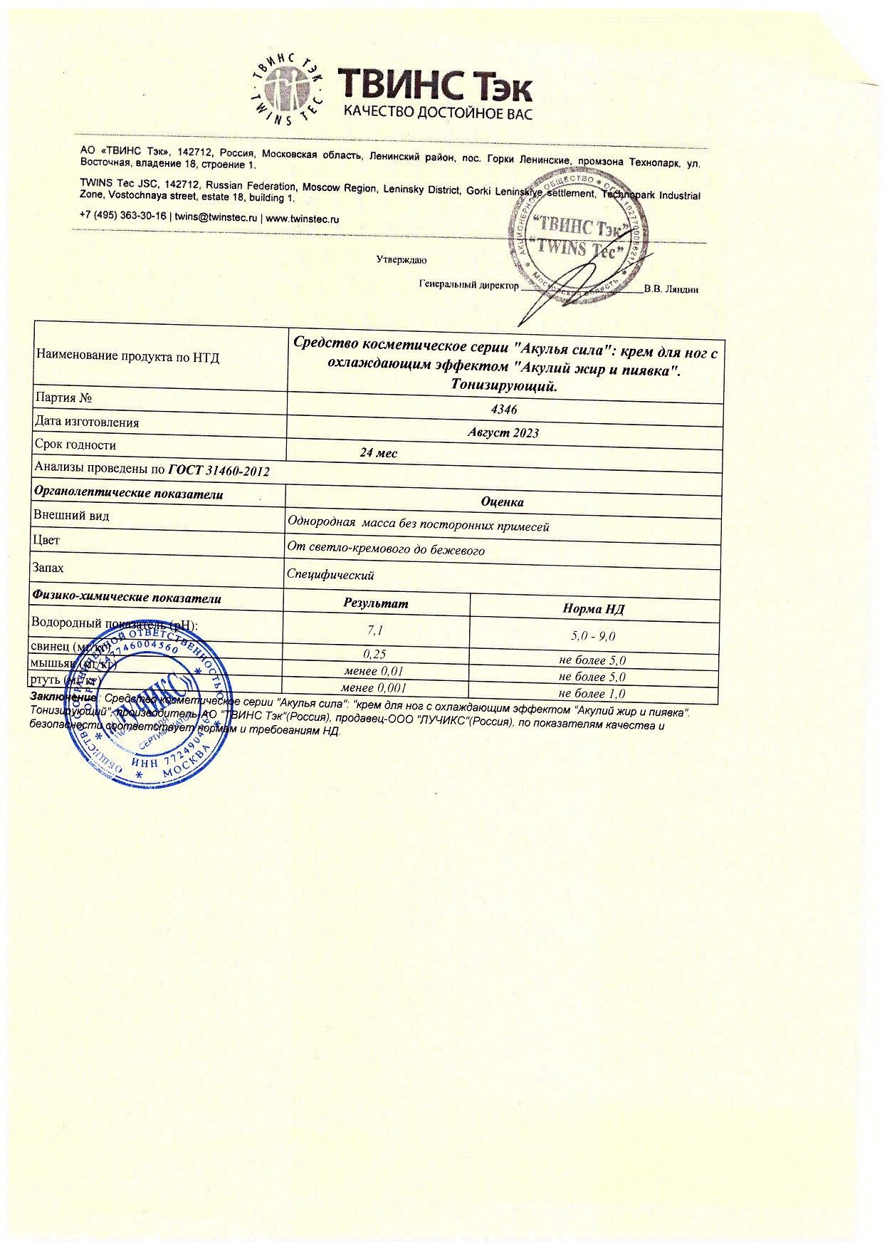 Паспорт №082023